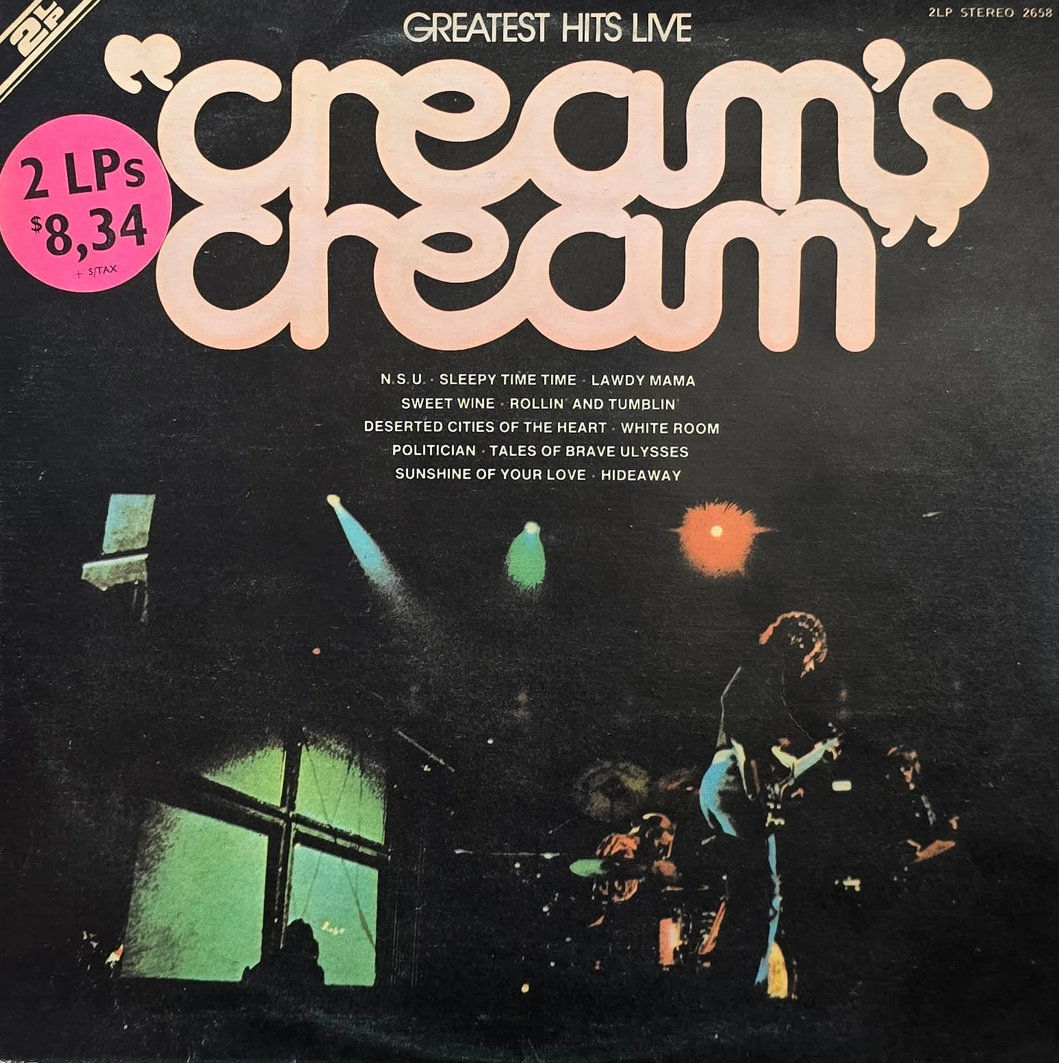 Cream – Cream's Cream Greatest Hits Live (Rhodesia)
