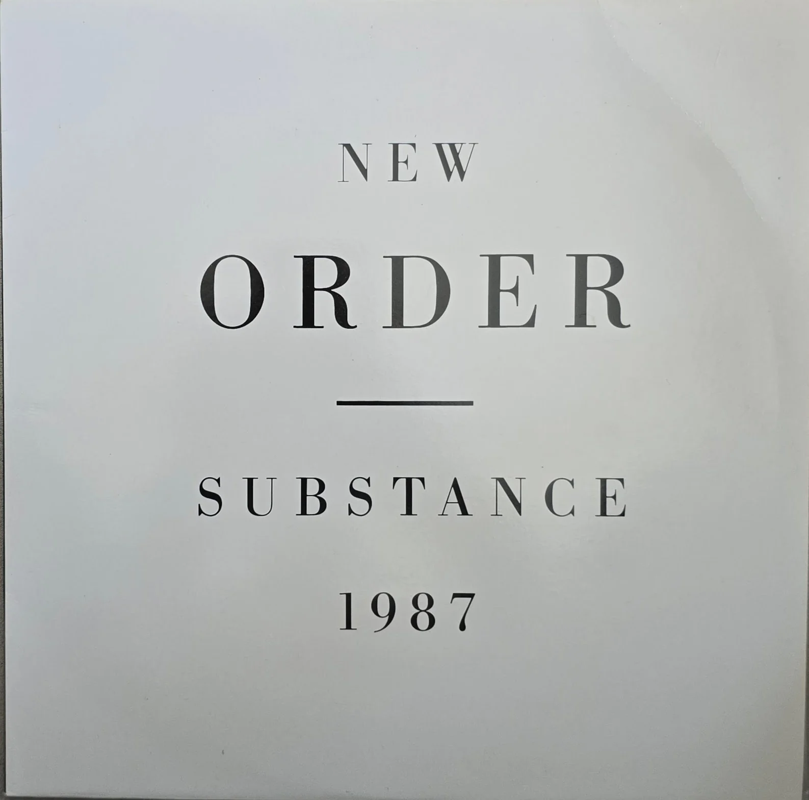New Order – Substance