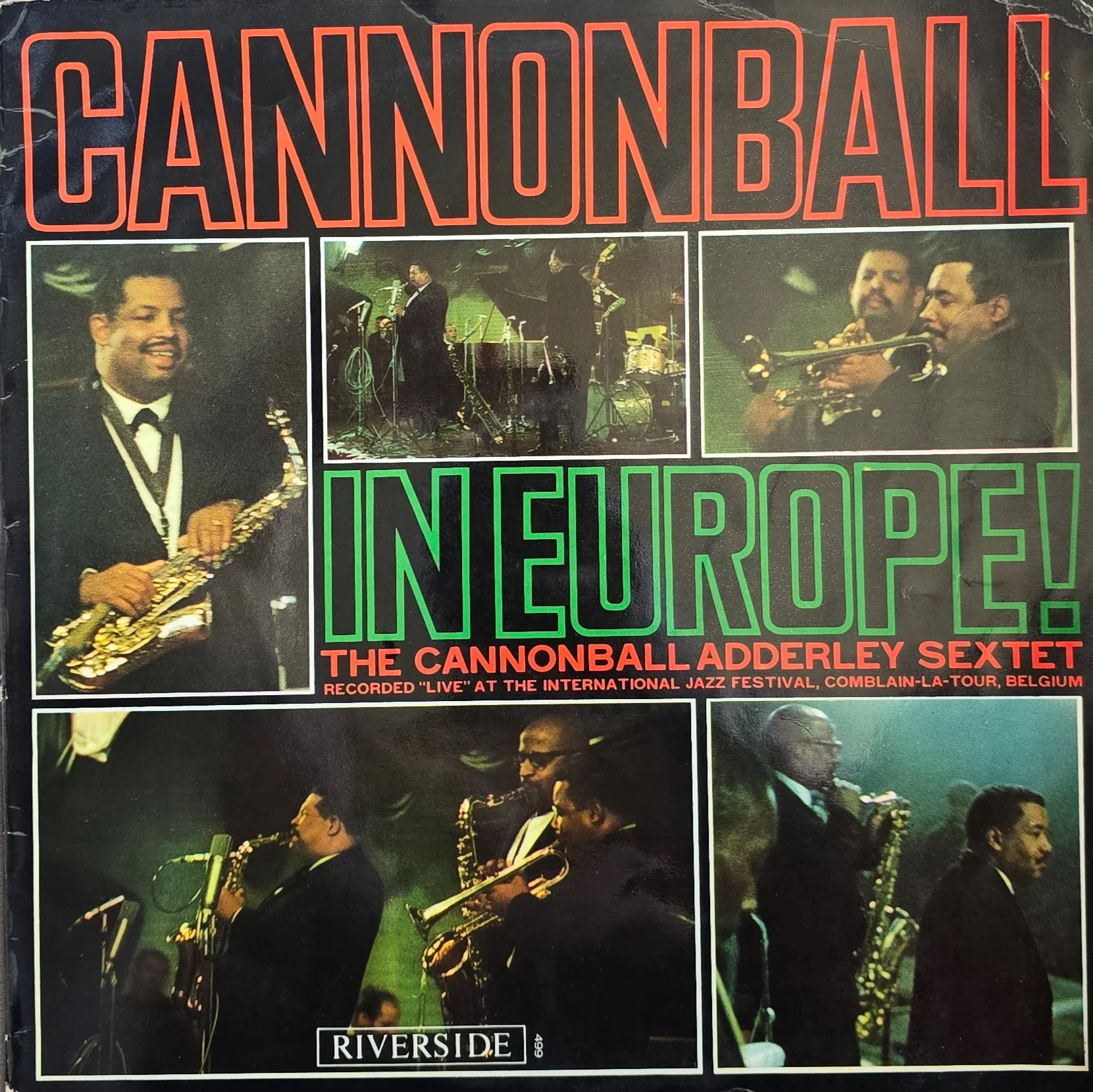 The Cannonball Adderley Sextet – Cannonball In Europe!